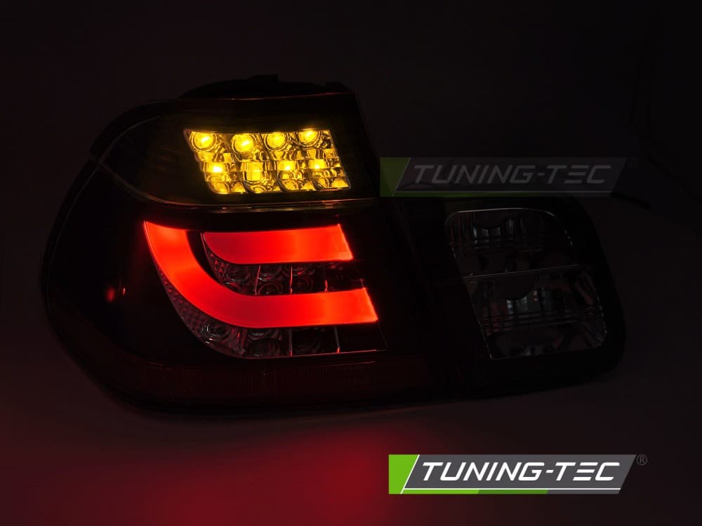 Zadné LED svetlá BMW E46 Sedan 98-01 Red Smoke – náhľad 3