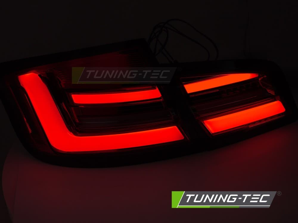 Zadné LED BAR svetlá BMW 5er F10 10-13 Red Smoke – náhľad 2
