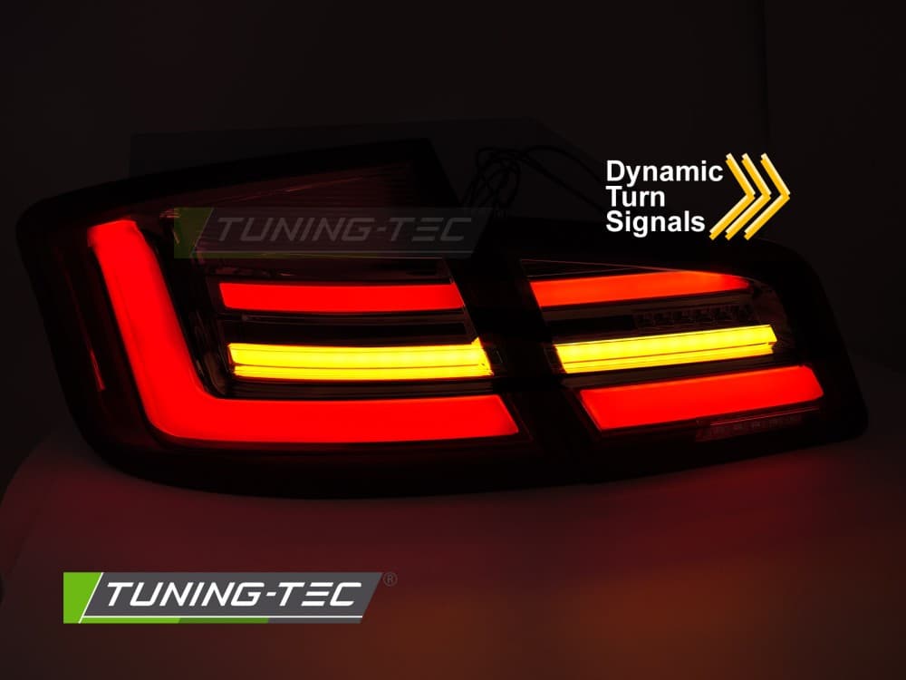 Zadné LED BAR svetlá BMW 5er F10 10-13 Glossy Black – náhľad 3