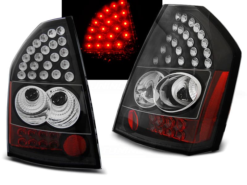 Zadné LED svetlá Chrysler 300C / 300 08-10 Black