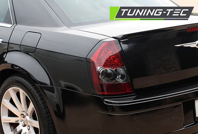 Zadné LED svetlá Chrysler 300C / 300 08-10 Red Smoke – náhľad 2