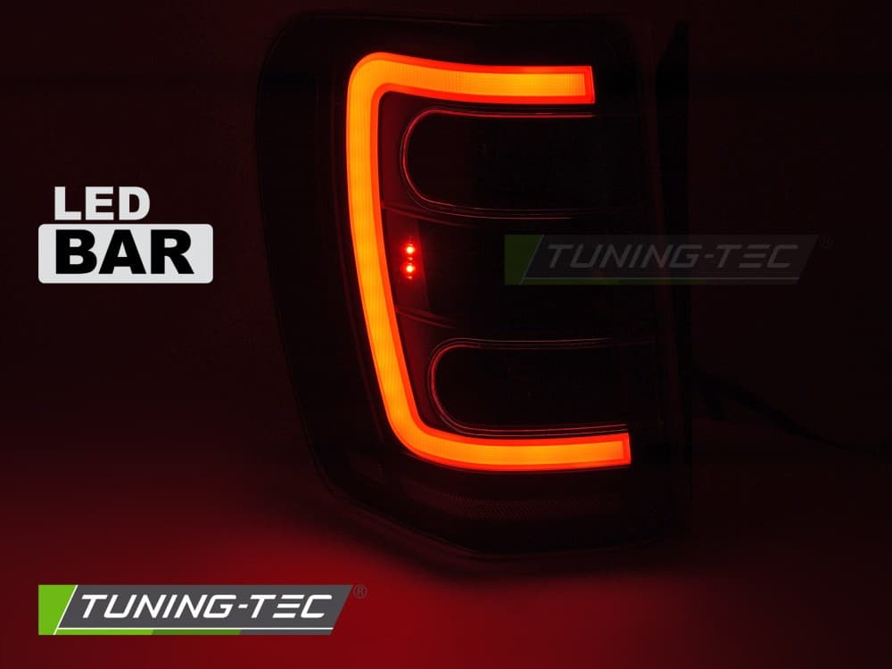 Zadné LED BAR svetlá Jeep Grand Cherokee WJ 99-05 Black Clear – náhľad 2