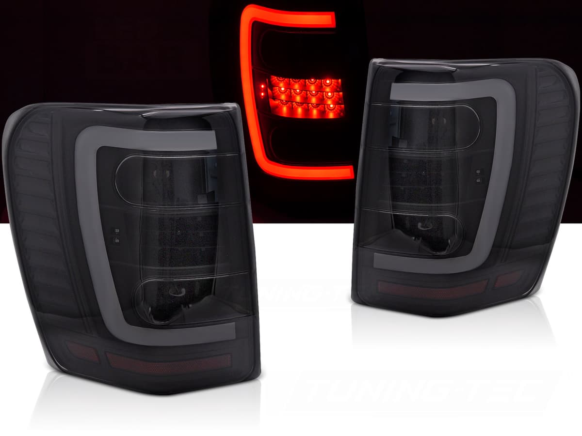 Zadné LED BAR svetlá Jeep Grand Cherokee WJ 99-05 Black Smoke
