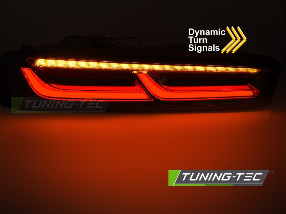 Zadné LED svetlá Chevrolet Camaro 16-18 Smoke Black – náhľad 3