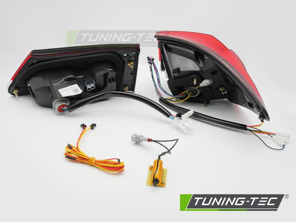 Zadné LED svetlá Lexus IS II 06-13 Red SQL – náhľad 4