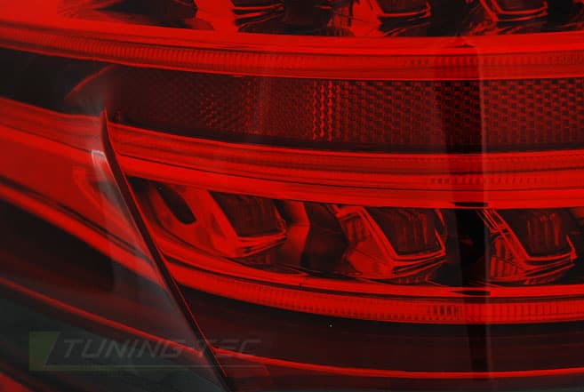 Zadné LED svetlá Mercedes E trieda W212 09-13 Red Smoke (LED smerovka) – náhľad 2