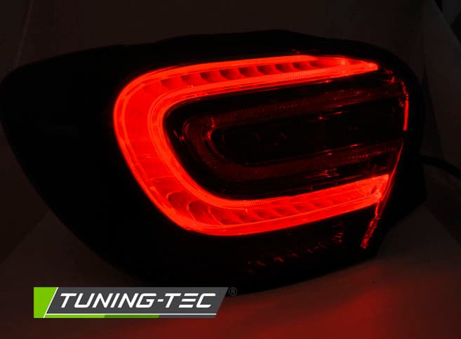 Zadné LED svetlá Mercedes A trieda W176 12-14 Smoke – náhľad 2