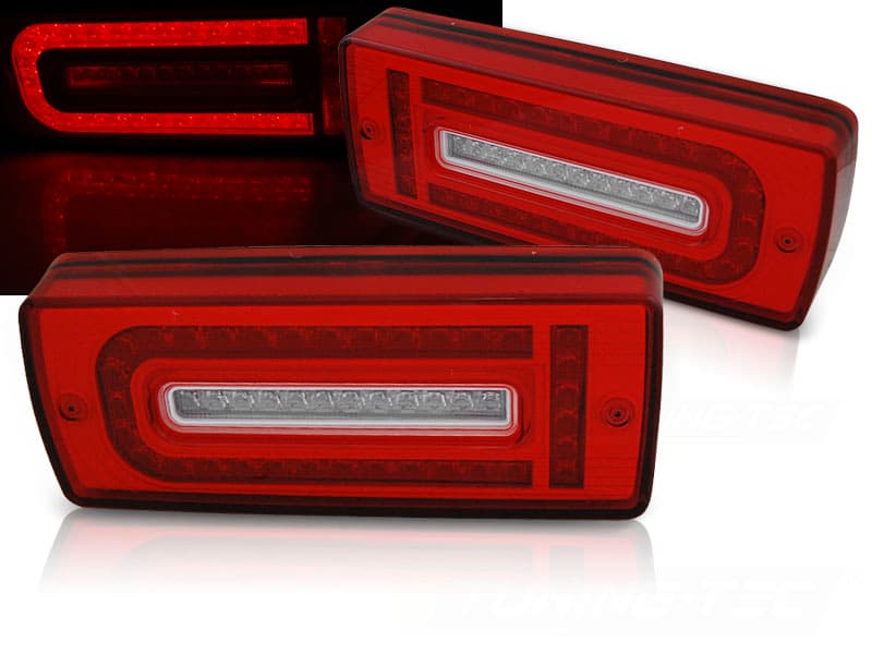 Zadné LED svetlá Mercedes G trieda W463 07-18 Red White