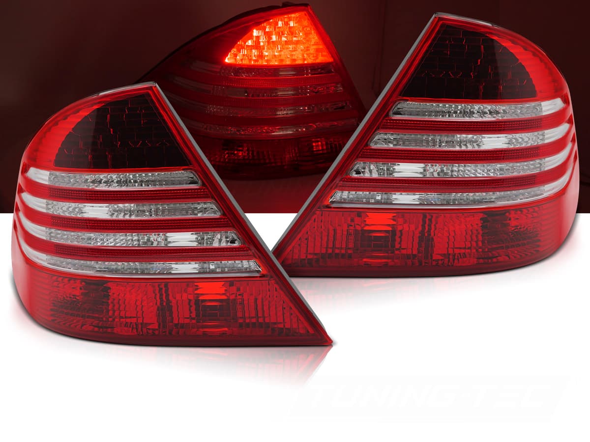 Zadné LED svetlá Mercedes S trieda W220 98-05 Red White