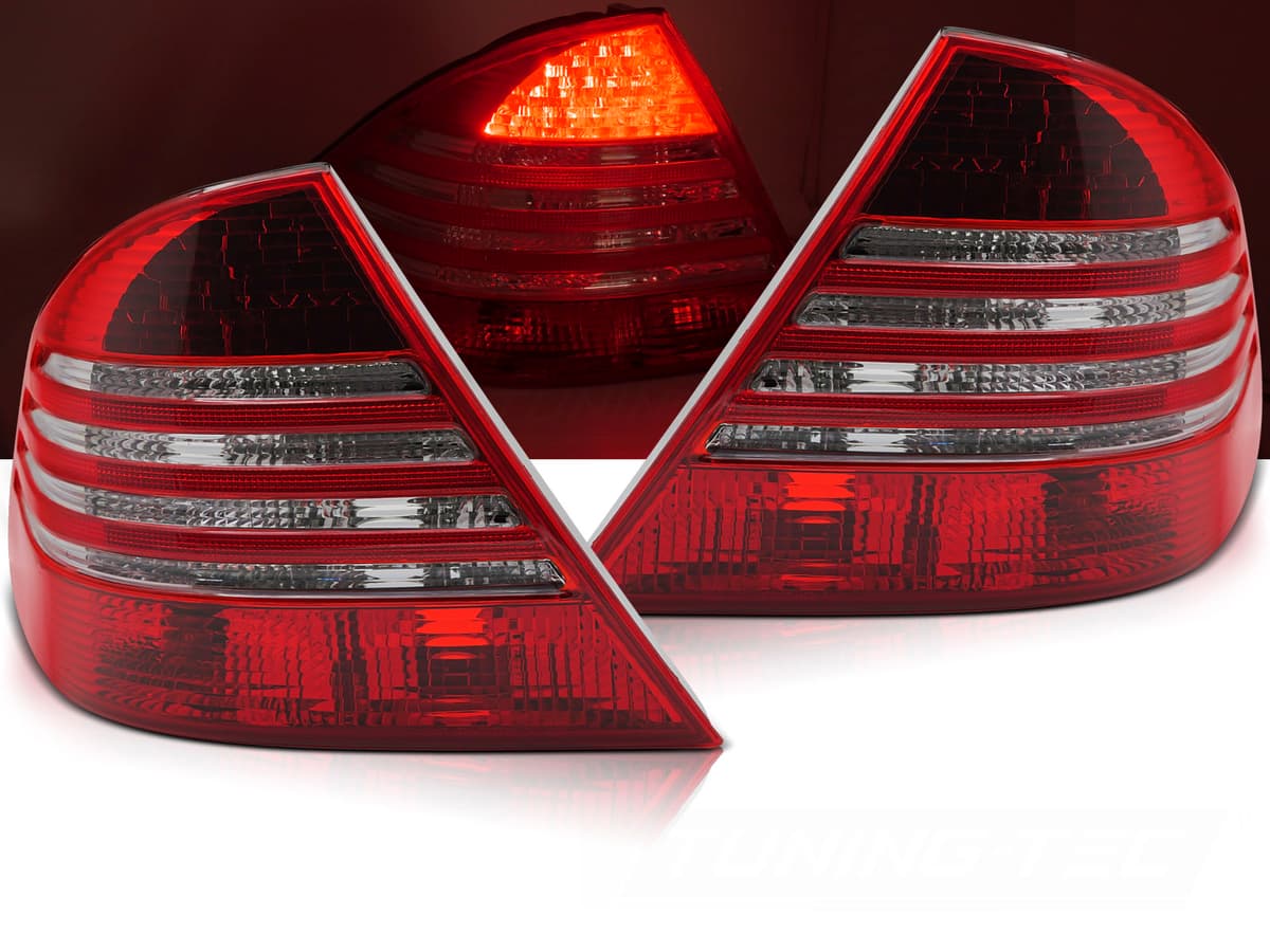 Zadné LED svetlá Mercedes S trieda W220 98-05 Red Smoke
