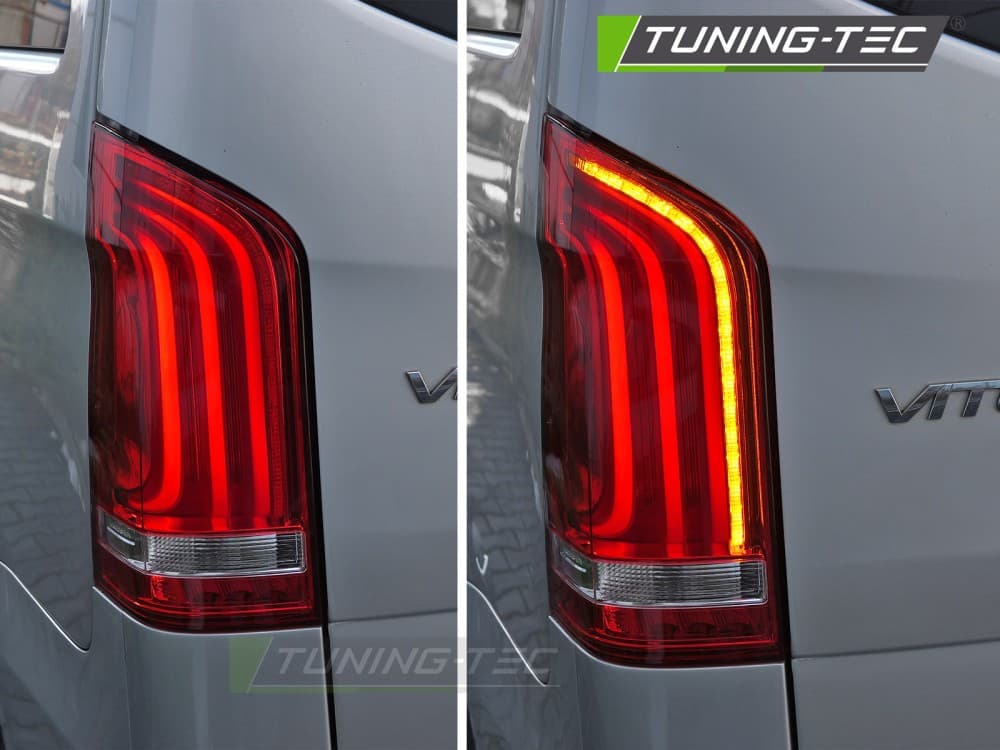 Zadné LED BAR svetlá Mercedes Vito W447 14-23 (s výklopnými dverami) – náhľad 7