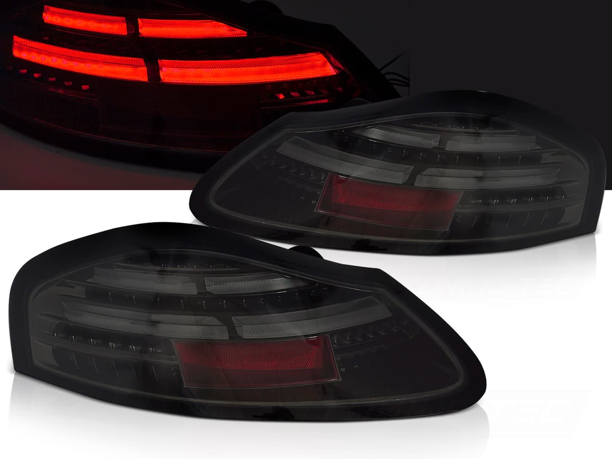 Zadné LED BAR svetlá Porsche Boxster 986 96-04 Smoke