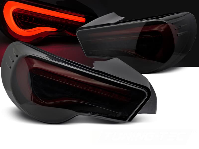 Zadné LED BAR svetlá Toyota GT86 12-21 Black Smoke Red