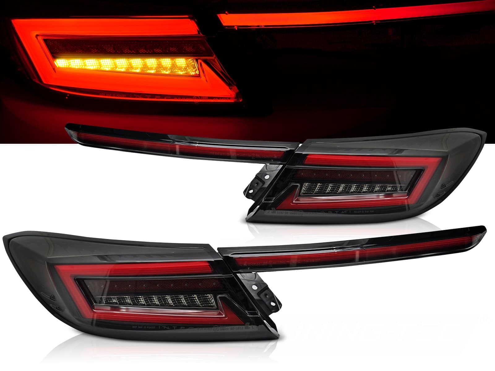 Zadné LED BAR svetlá Toyota GR86 21- Black Smoke