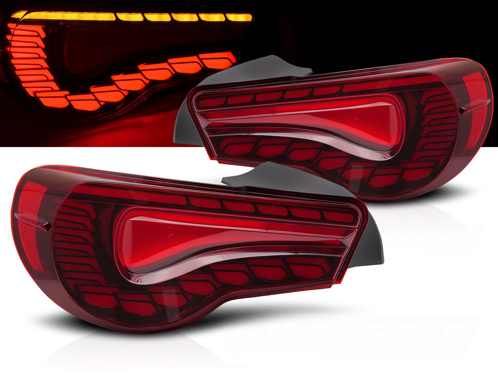 Zadné OLED svetlá Toyota GT86 12-21 Red