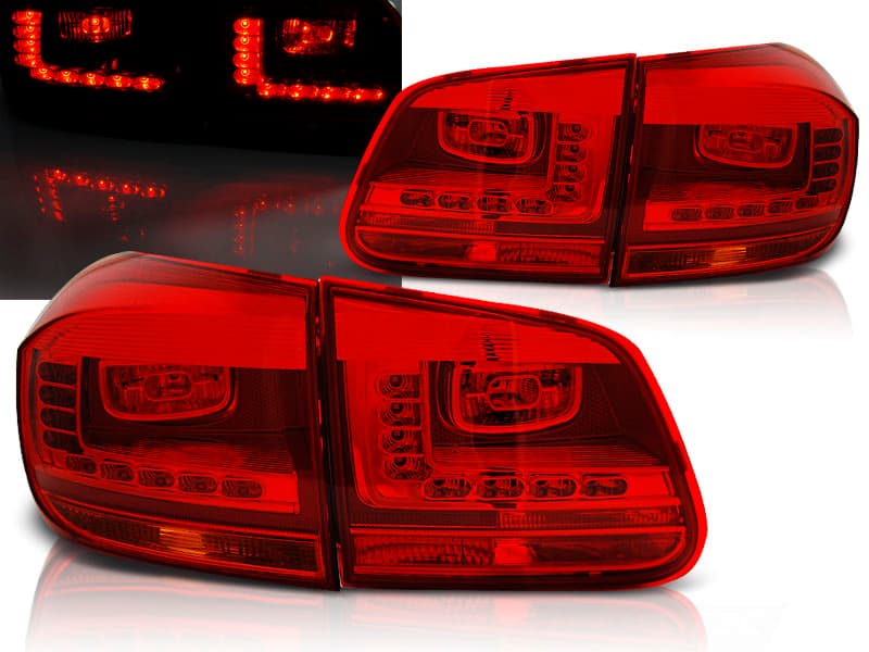 Zadné LED svetlá VW Tiguan I 11-15 Red