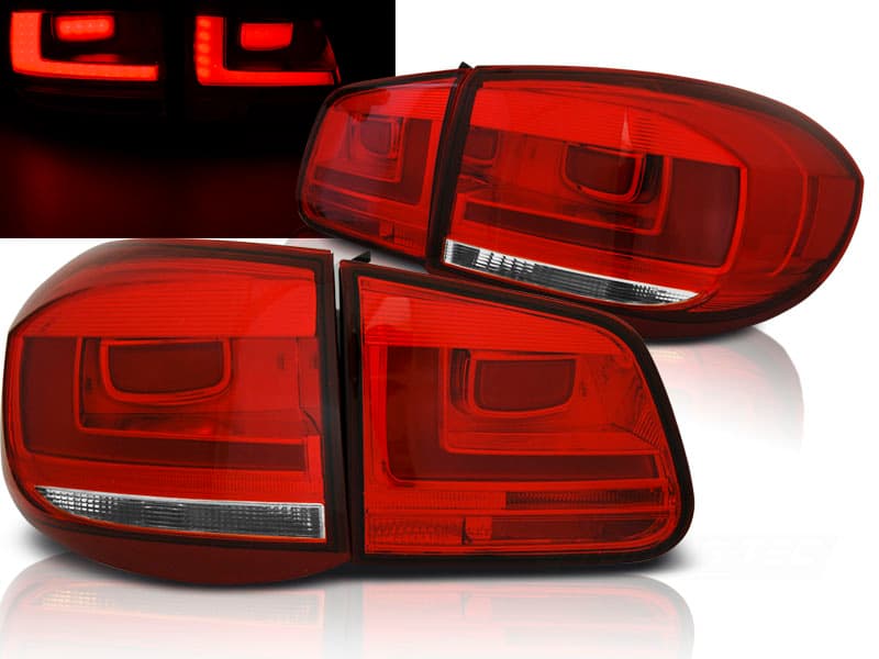 Zadné LED BAR svetlá VW Tiguan I 07-11 Red White