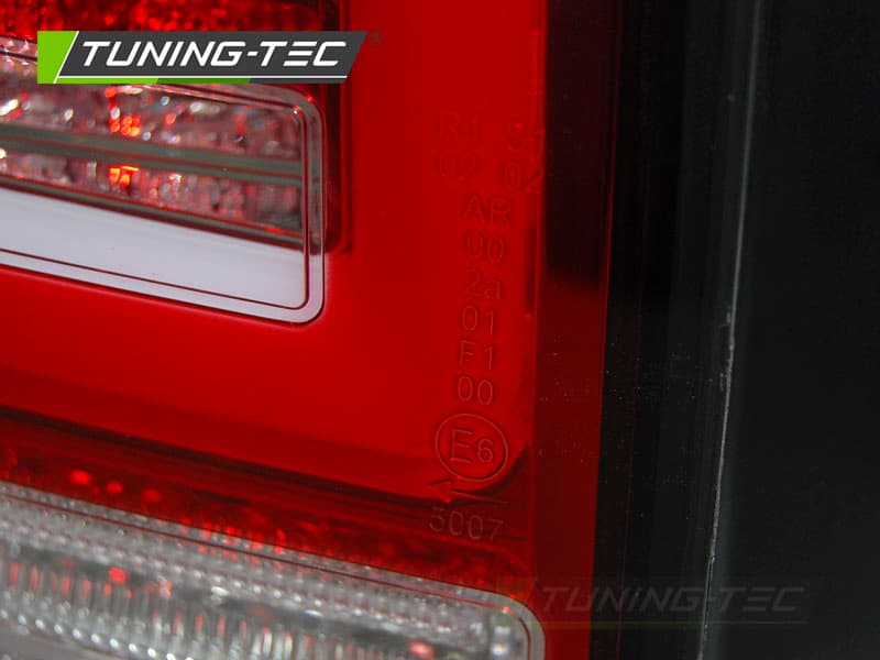 Zadné LED BAR svetlá VW T5 03-09 Red White (dvojité dvere) – náhľad 2