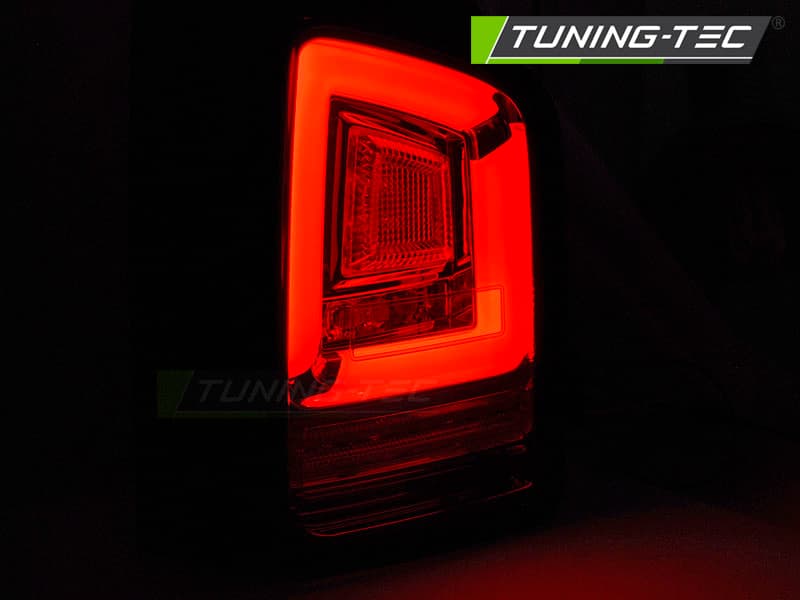 Zadné LED BAR svetlá VW T5 03-09 Red White (dvojité dvere) – náhľad 3