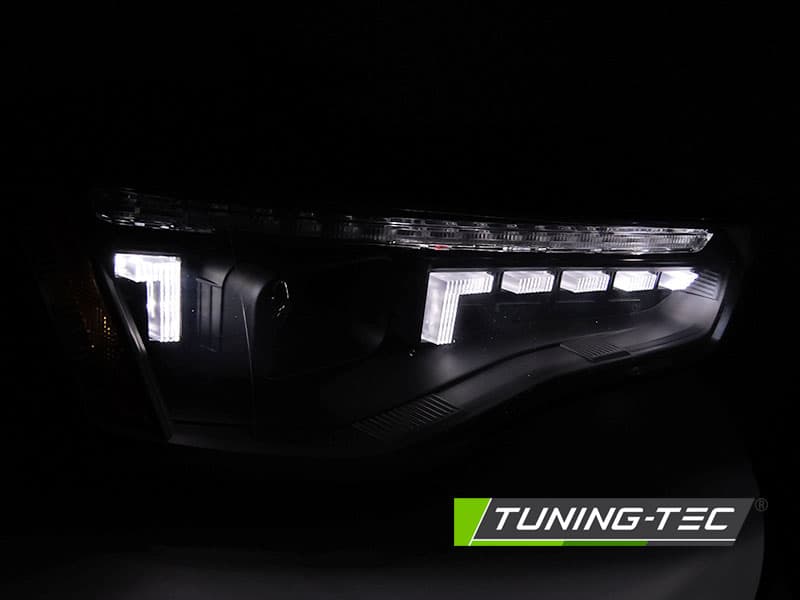 Predné Full LED svetlá Audi A5 8T 11-16 DRL Black – náhľad 3