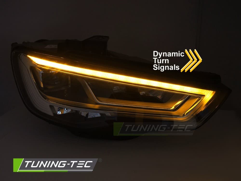 Predné Full LED svetlá Audi A3 8V 12-16 DRL (náhrada xenónu) – náhľad 4