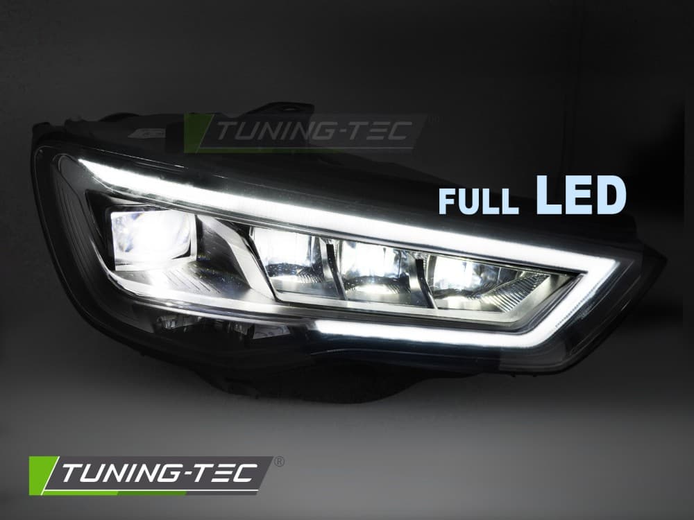 Predné Full LED svetlá Audi A3 8V 12-16 DRL (náhrada xenónu) – náhľad 5
