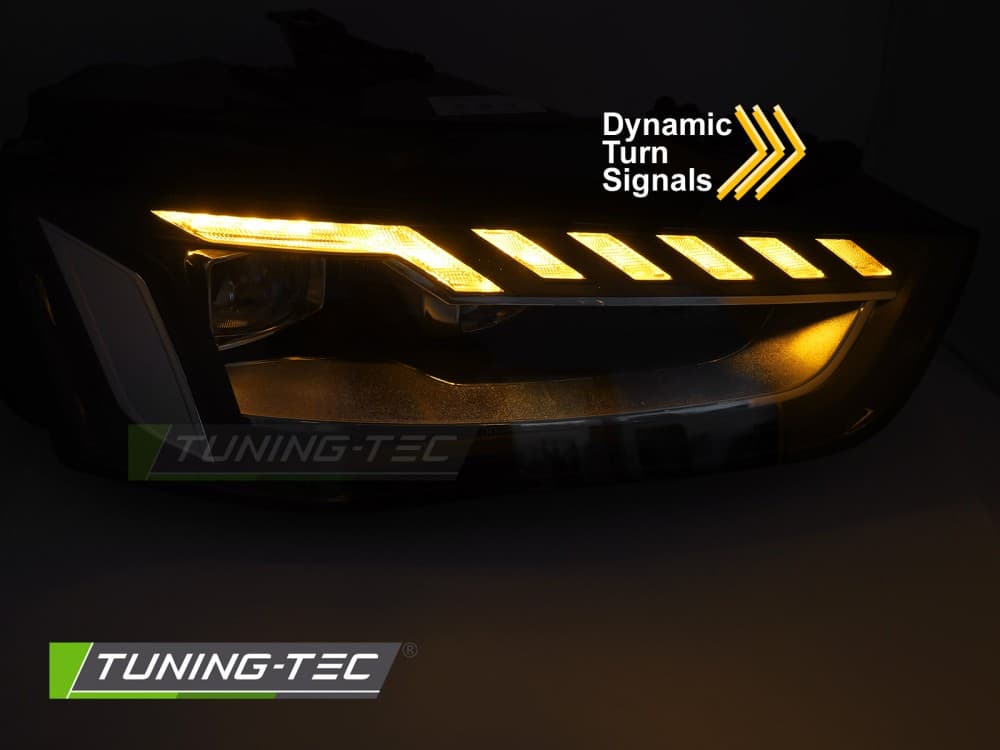 Predné Full LED svetlá Audi A4 B8 12-15 DRL – náhľad 3