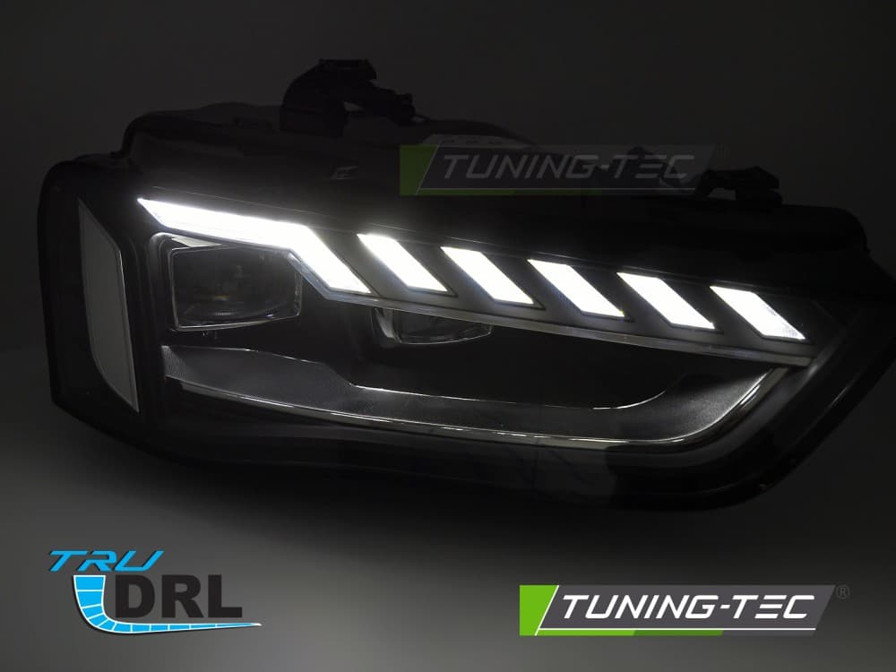 Predné Full LED svetlá Audi A4 B8 12-15 DRL (náhrada xenónu) – náhľad 2