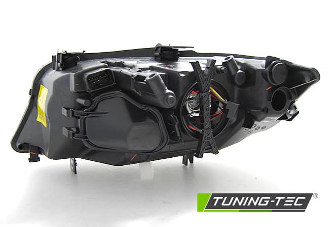 Predné svetlá BMW E90 / E91 05-11 Angel Eyes LED smerovka Black – náhľad 5