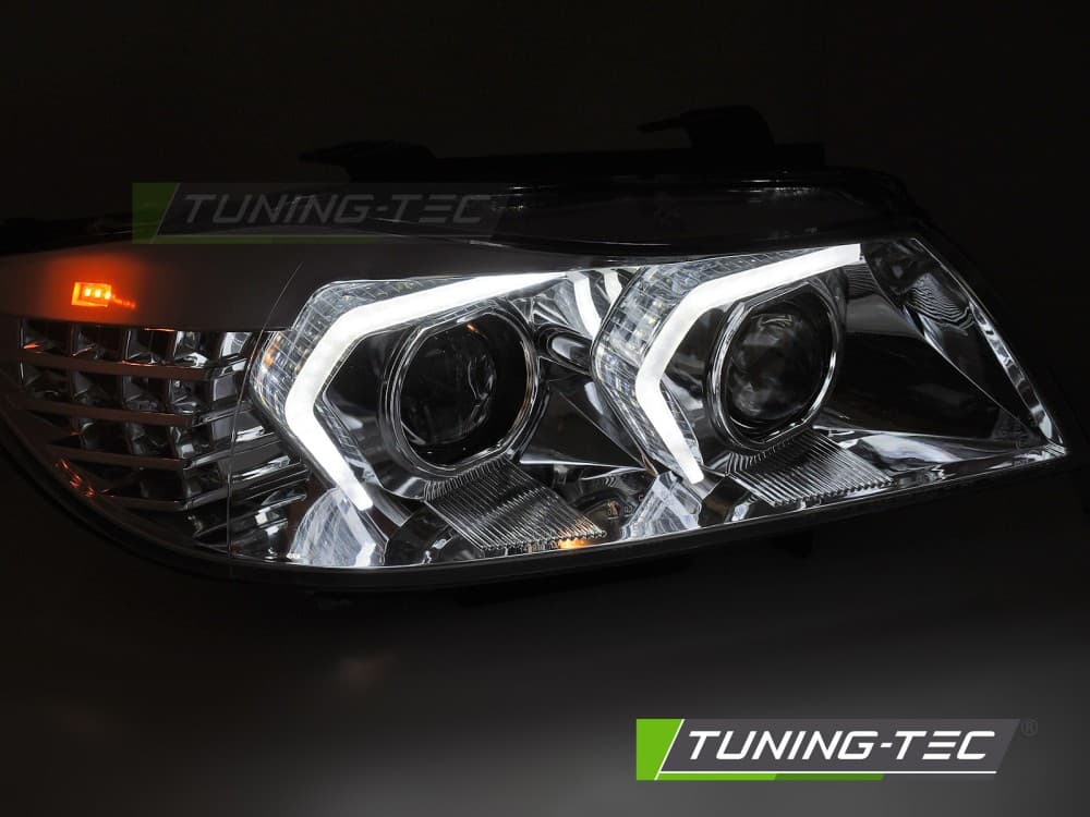 Predné xenónové svetlá BMW E90 / E91 LCI 09-11 AFS LED Chrome – náhľad 2