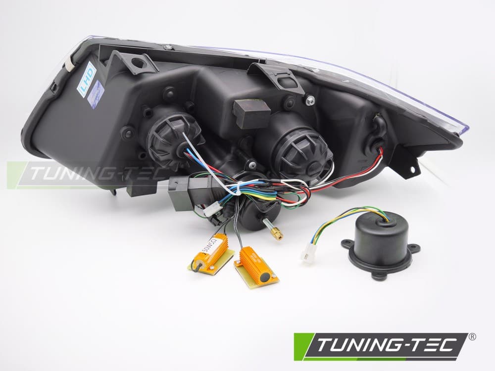 Predné Full LED svetlá BMW E90 / E91 05-08 Chrome – náhľad 5