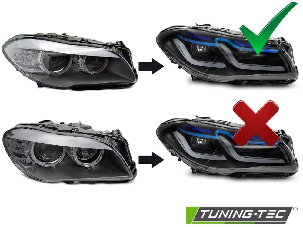 Predné Full LED svetlá BMW F10 / F11 10-13 DRL – náhľad 2
