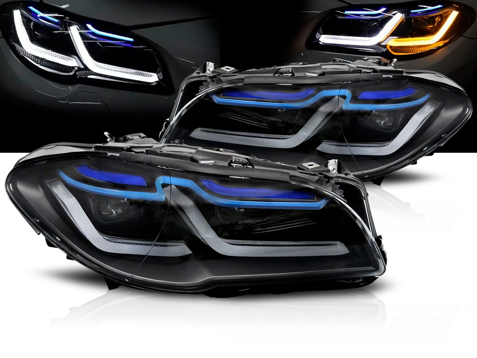 Predné Full LED svetlá BMW F10 / F11 LCI 13-16 DRL