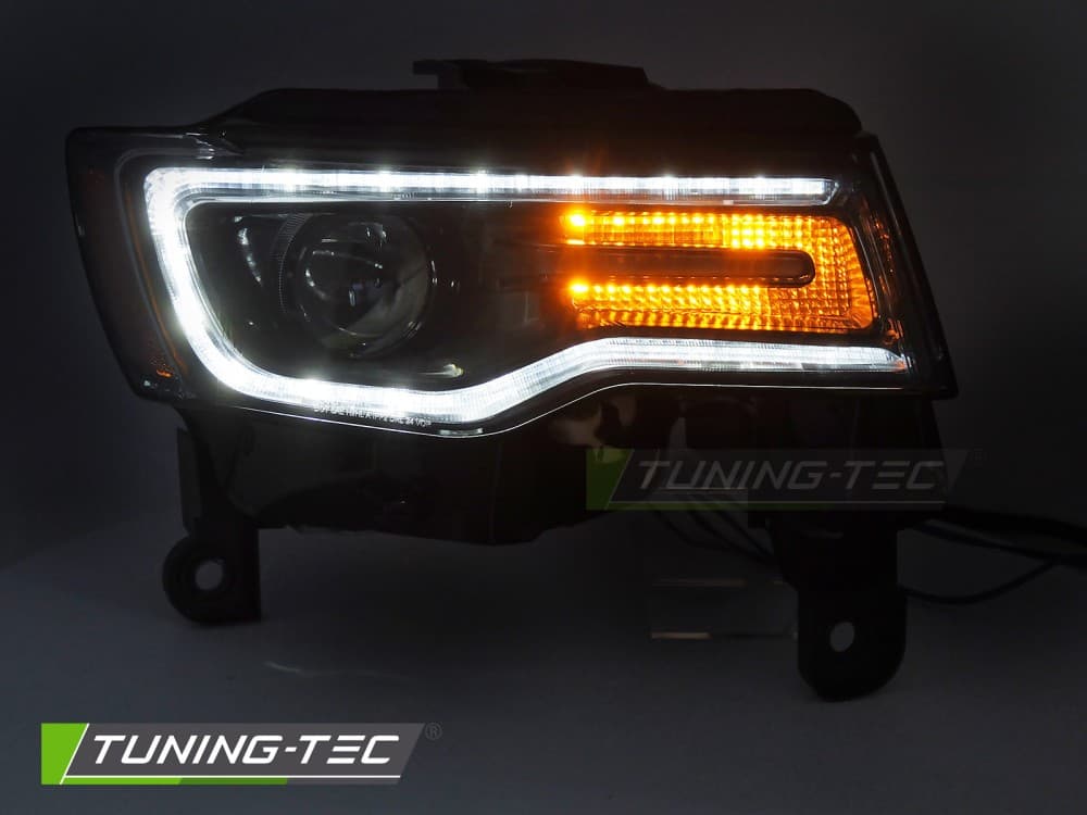 Predné Full LED svetlá Jeep Grand Cherokee WK2 14-21 DRL – náhľad 2