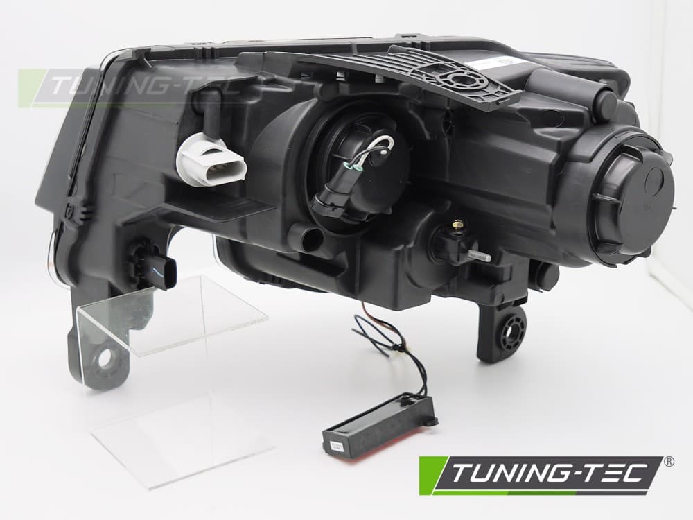 Predné svetlá Jeep Grand Cherokee WK2 16-21 Tube Light Black – náhľad 4