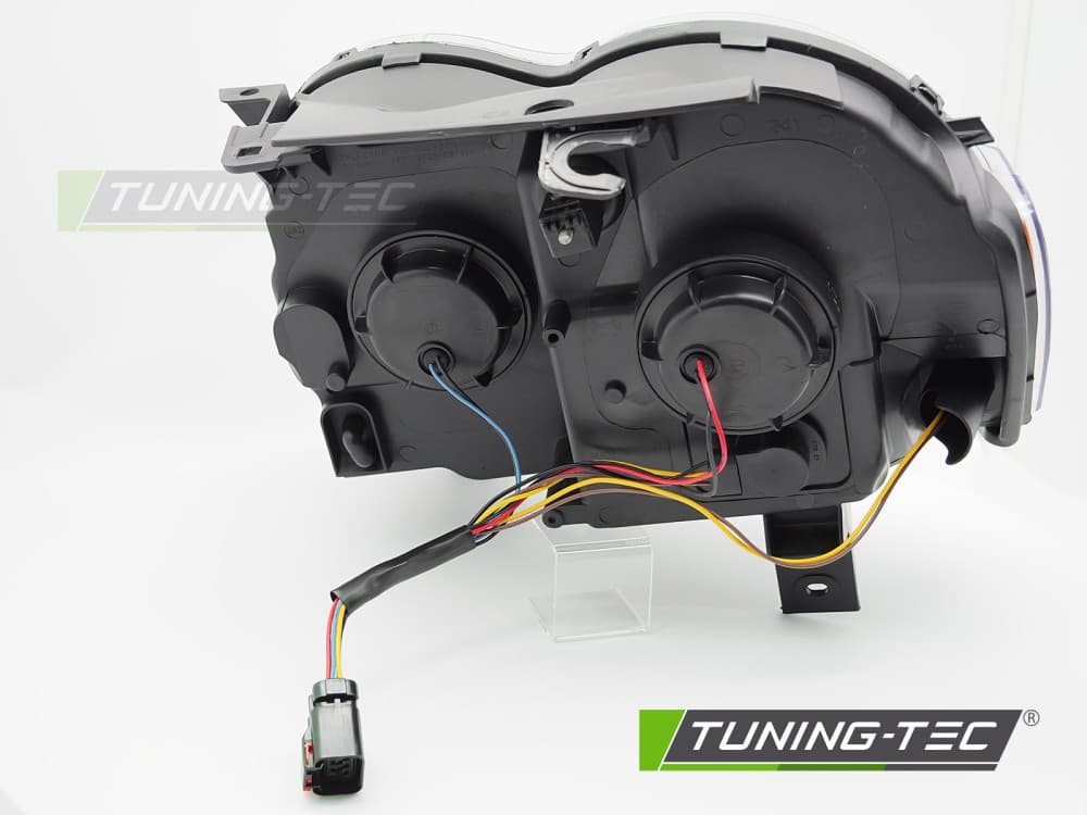 Predné svetlá Jeep Grand Cherokee WK 05-08 Tube Light Black – náhľad 4