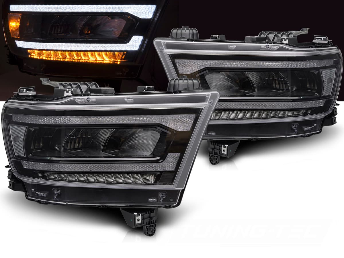 Predné Full LED svetlá Dodge Ram 1500 19-22 DRL