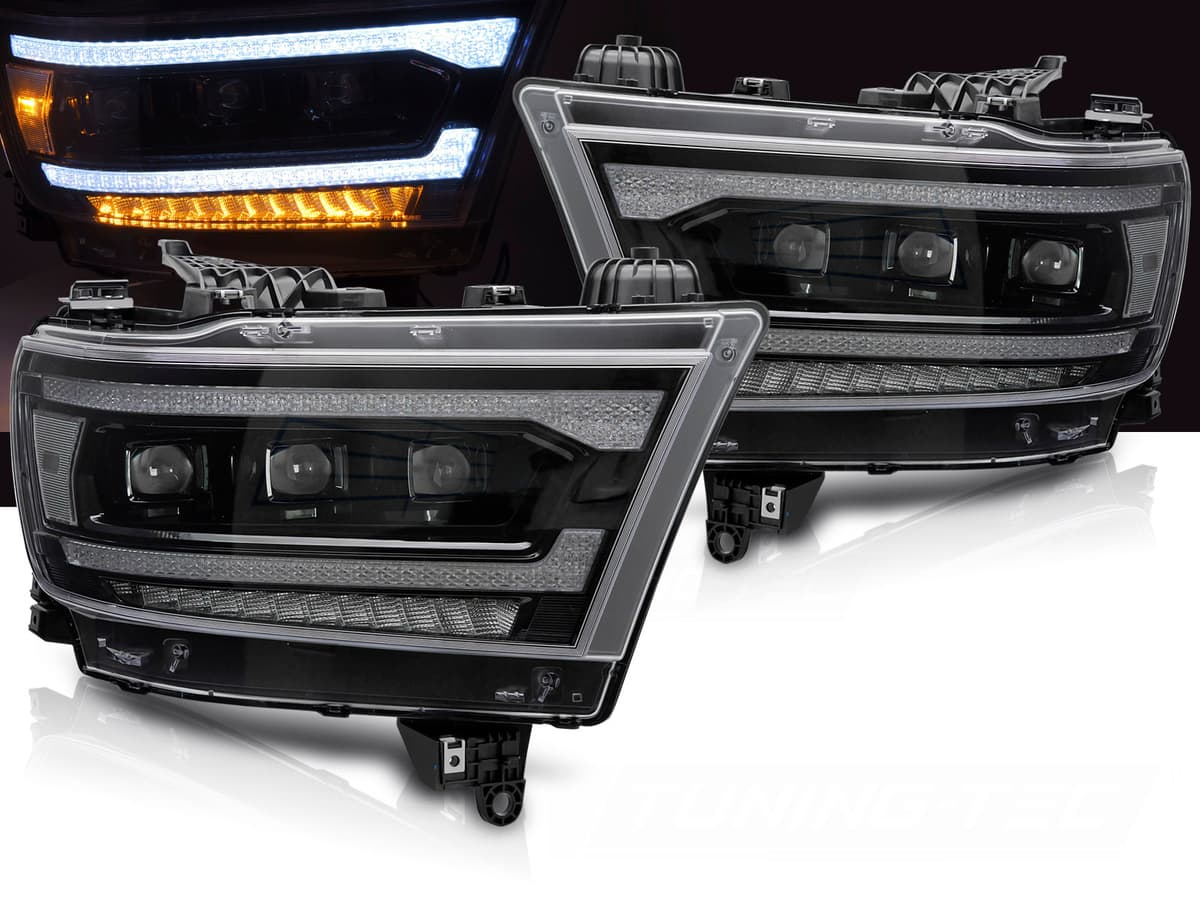 Predné Full LED svetlá Dodge Ram 1500 19-22 DRL (variant)