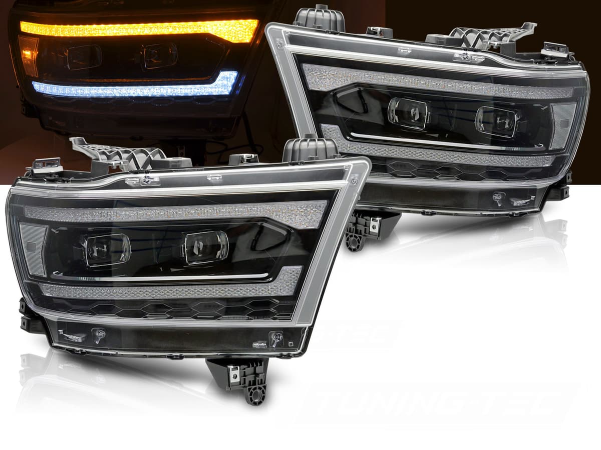 Predné LED svetlá Dodge Ram 1500 19-22 DRL (uvítacie svetlo)
