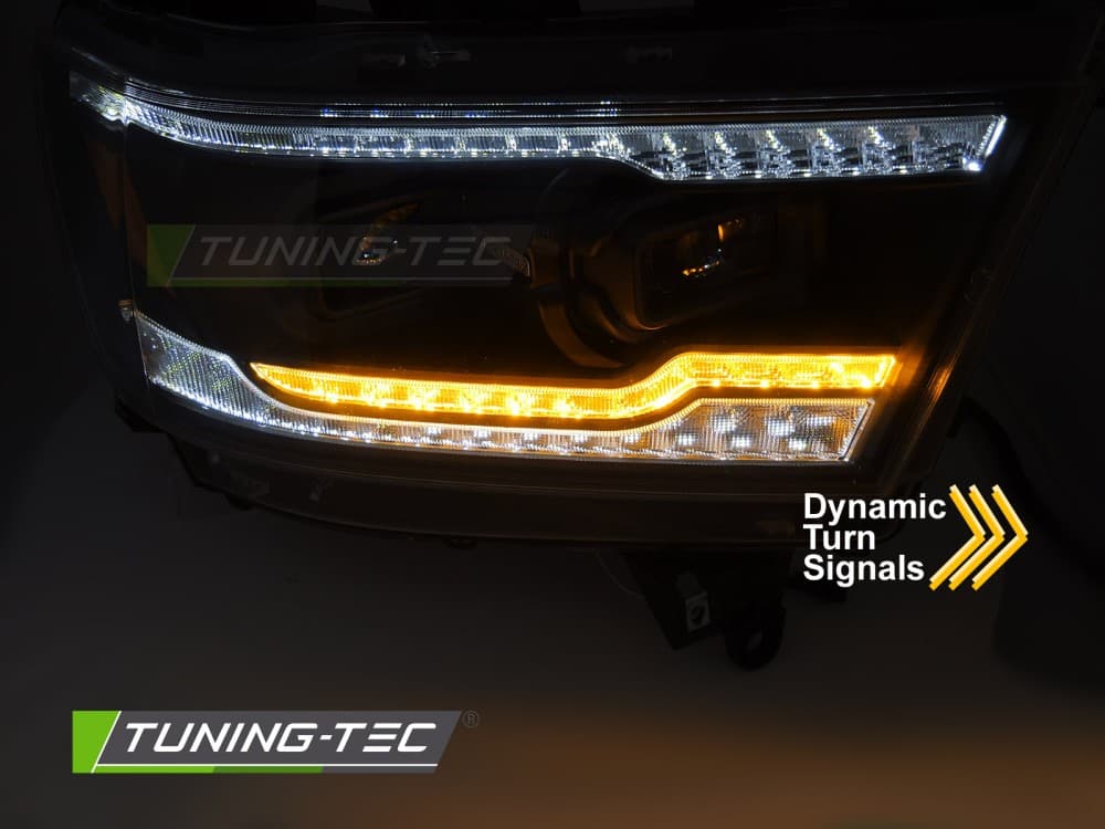 Predné Full LED svetlá Dodge Ram 1500 19-22 Black – náhľad 3