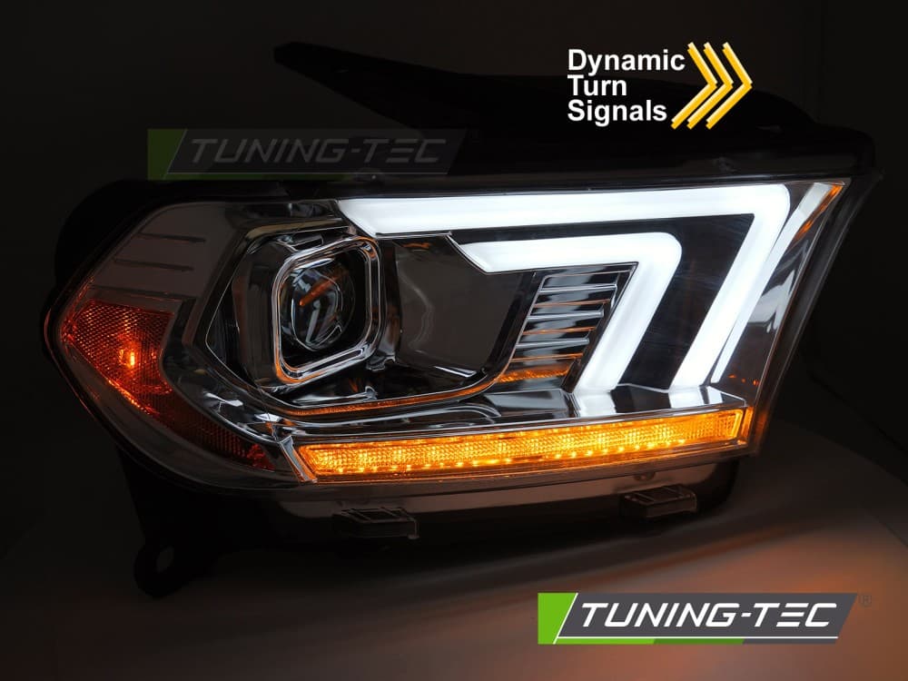 Predné xenónové svetlá Dodge Durango 10-13 Tube Chrome – náhľad 4