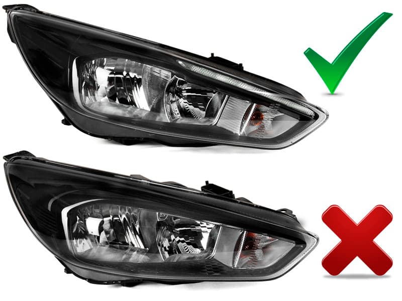 Predné svetlá Ford Focus III 14-18 LED DRL Black – náhľad 5