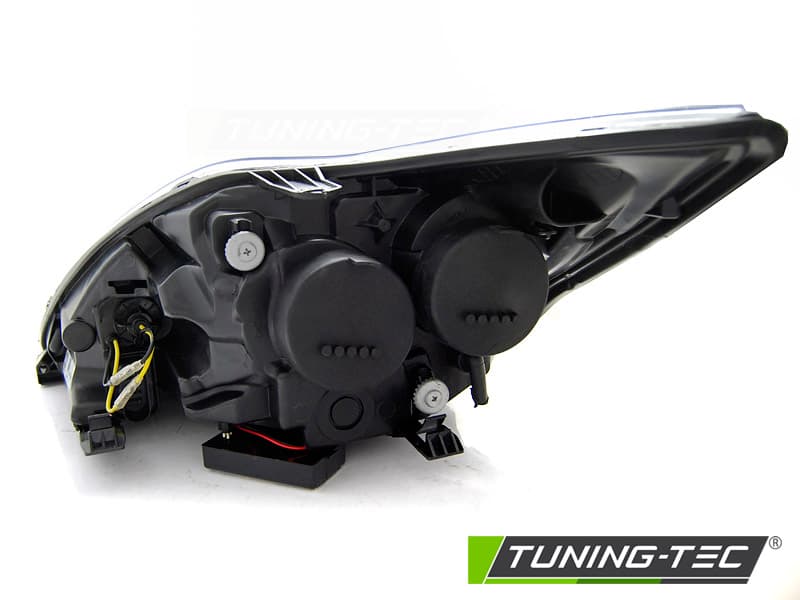 Predné svetlá Ford Focus II 08-10 Angel Eyes CCFL Black – náhľad 4