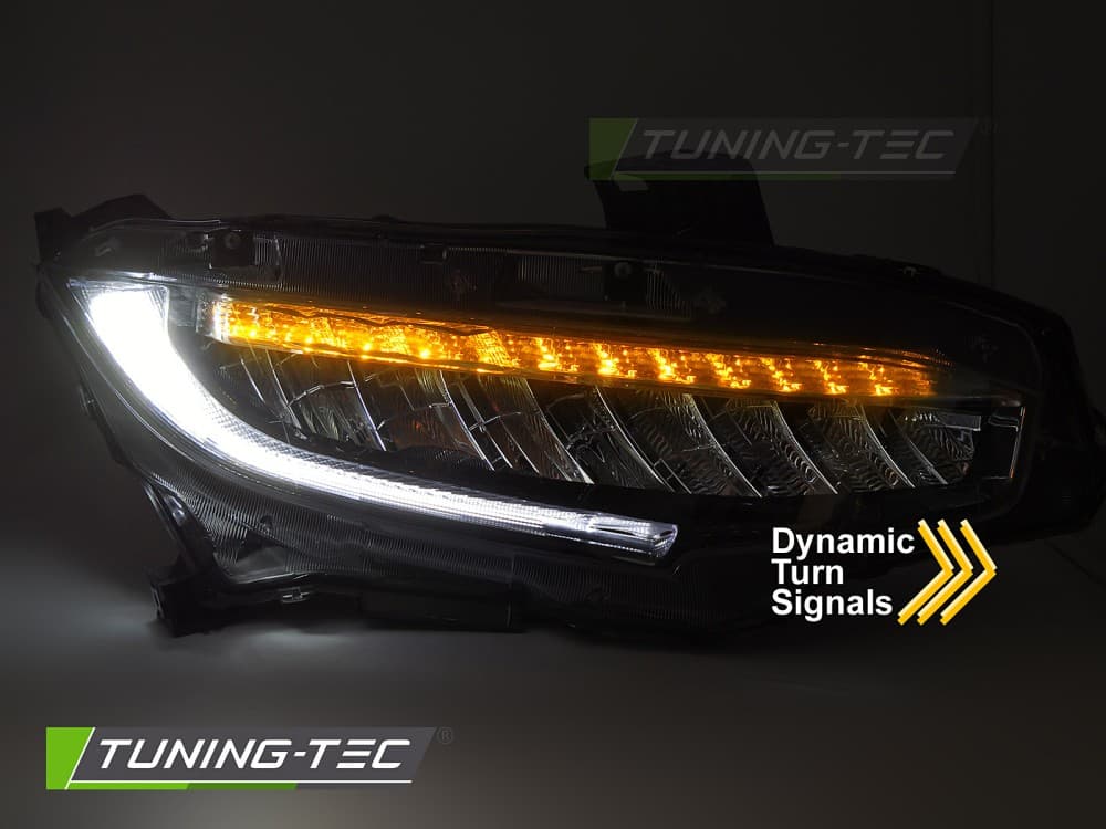 Predné Full LED svetlá Honda Civic X 16-21 – náhľad 3
