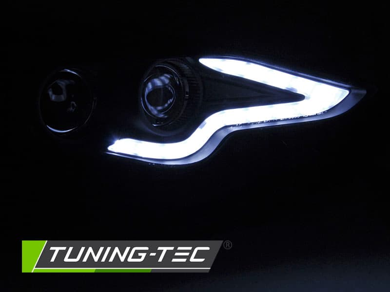 Predné LED svetlá Lexus IS III 13-16 Tube Black – náhľad 2