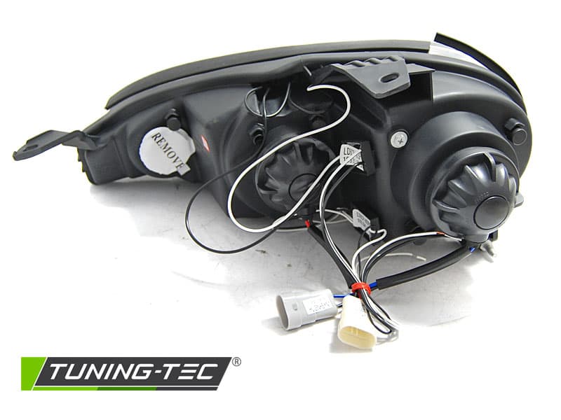 Predné svetlá Mazda MX5 01-05 Angel Eyes Chrome – náhľad 3