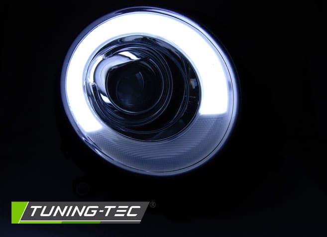 Predné svetlá Mini Cooper R56 06-14 Tube Light Black – náhľad 2