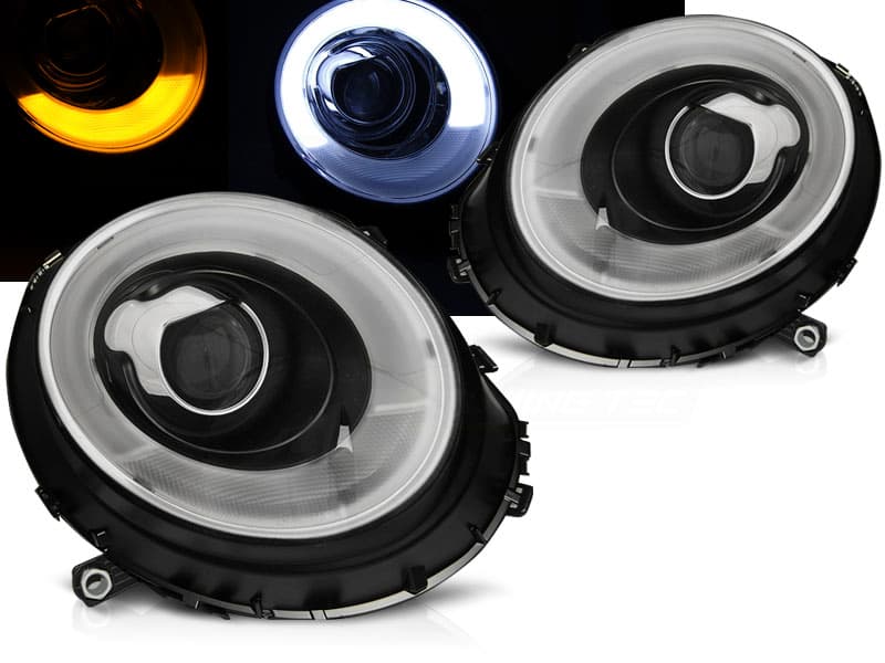 Predné svetlá Mini Cooper R56 06-14 Tube Light Black