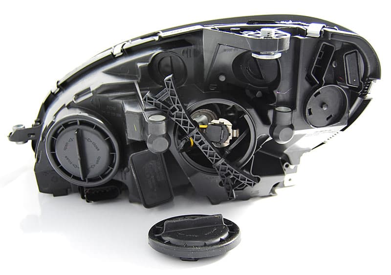 Predné svetlá Mercedes C trieda W204 07-10 Daylight Black – náhľad 2