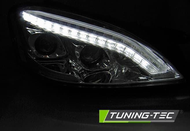 Predné xenónové svetlá Mercedes S trieda W221 05-09 Daylight Black – náhľad 2